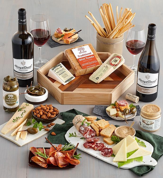 Deluxe Gourmet Entertaining Collection with Wine